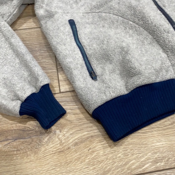 PENFIELD Vintage Men’s Jacket Gray & Navy Fleece Zippered XL - Picture 2 of 12